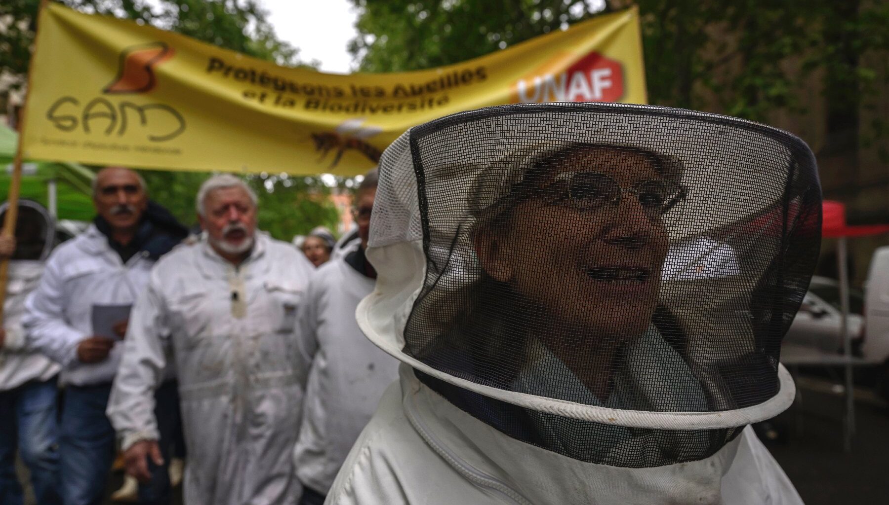 Des apiculteurs manifestent contre les pesticides à Toulouse et Bordeaux