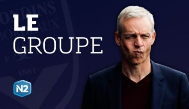 Stade Briochin-Bordeaux : le groupe des Girondins avec Yanis Merdji et Étienne Beugré