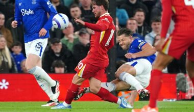 Le tacle assassin de Tarkowski sur Mac Allister - Premier League - J30 - Liverpool-Everton (1-0)