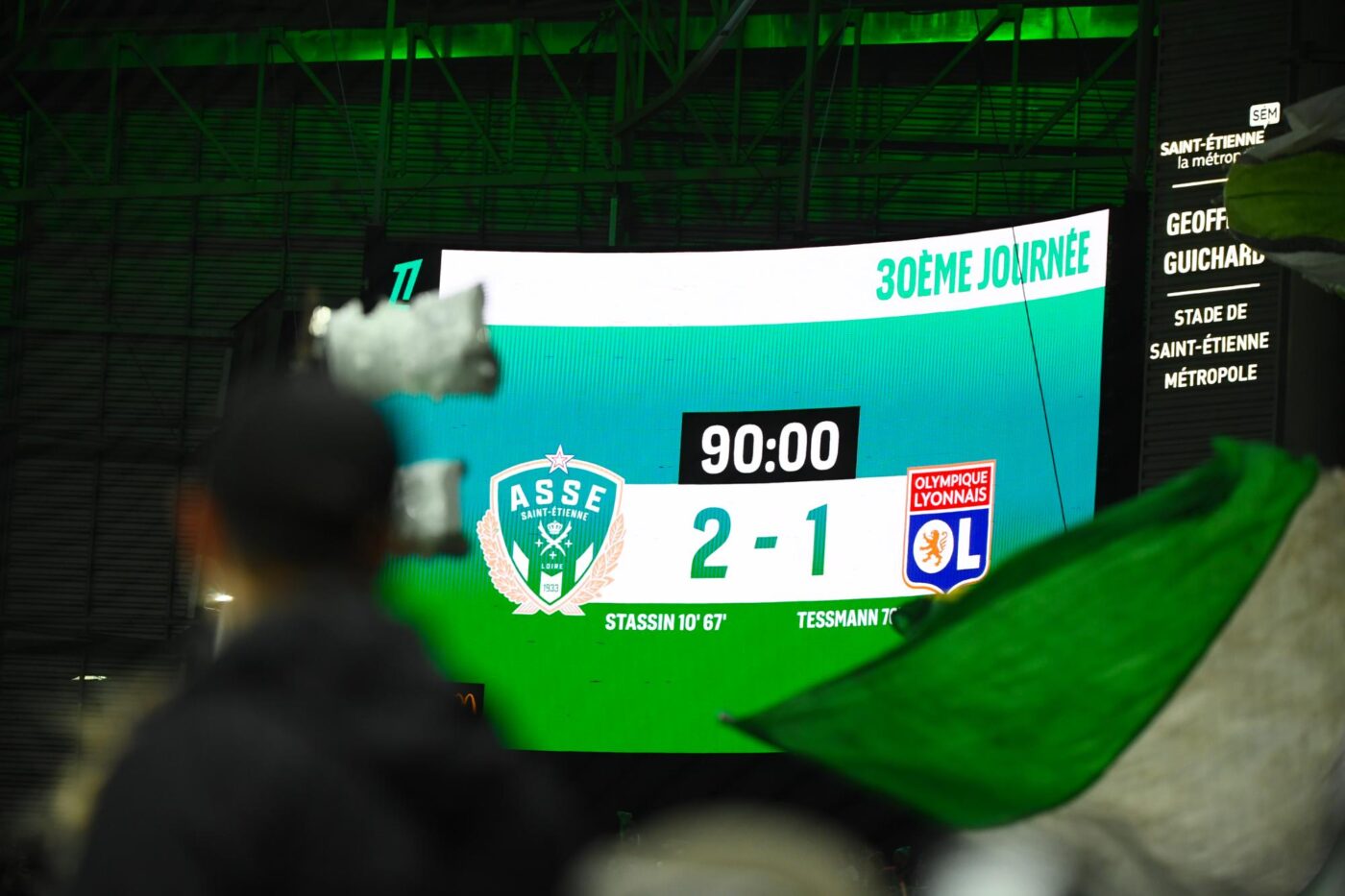 L'OL demande à ce que le résultat du derby ne soit pas homologué - Ligue 1 - J30 - Saint-Étienne-Lyon (2-1)