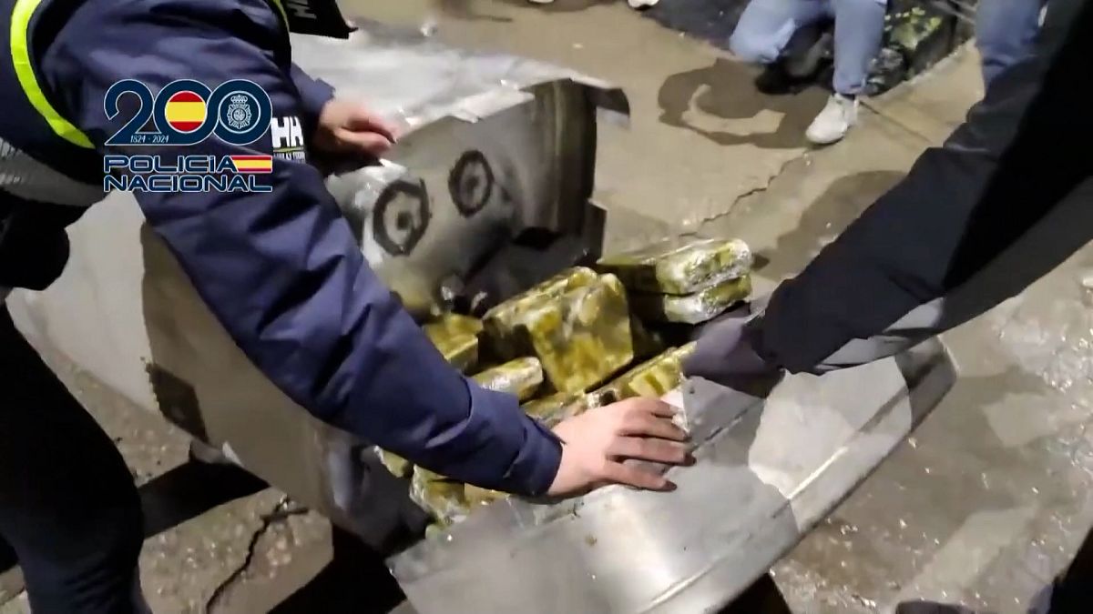 Vidéo. Espagne : 50 kg de cocaïne à destination du Royaume-Uni saisis