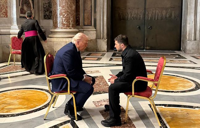 Zelensky rencontre Trump à Rome, la Russie dit avoir repris la région de Koursk