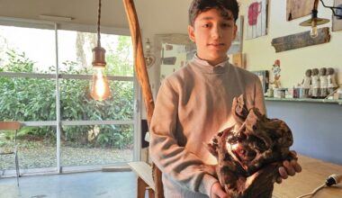 à 14 ans, Esteban préfère fabriquer des lampes en bois que d'être scotché aux écrans