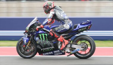 Quartararo s'est retrouvé sur une version de la Yamaha qu'il veut écarter