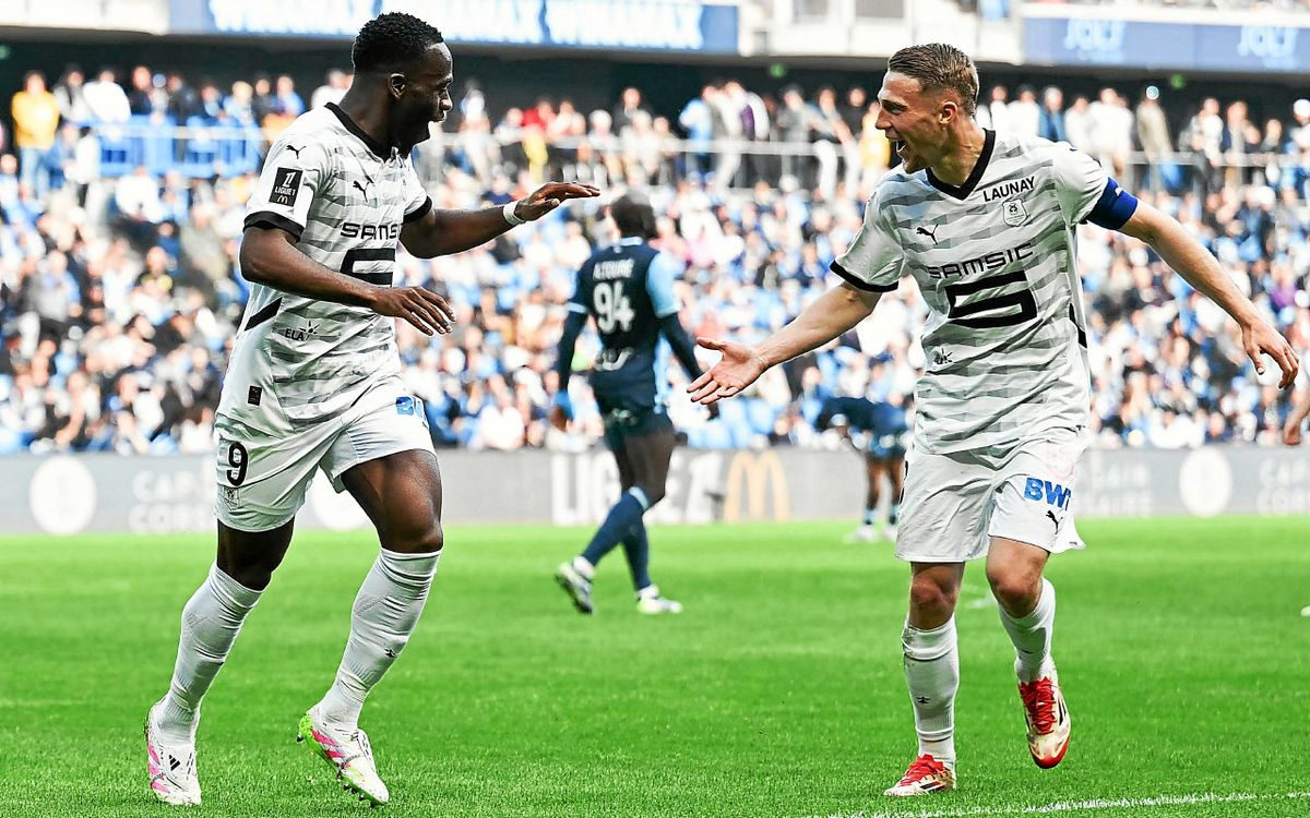 Avec un récital sur la pelouse du Havre, Rennes peut souffler et fait un grand pas vers le maintien