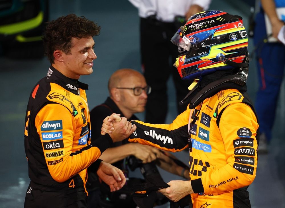 Lando Norris et Oscar Piastri (McLaren).