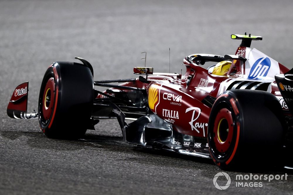 Lewis Hamilton au GP de Bahreïn.