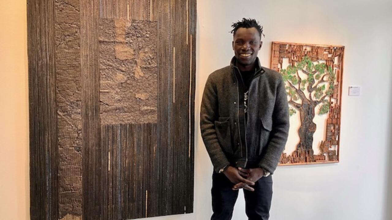 À la Galerie Vallois à Paris, l'artiste tchadien Doff présente une monographie au message sous-jacent