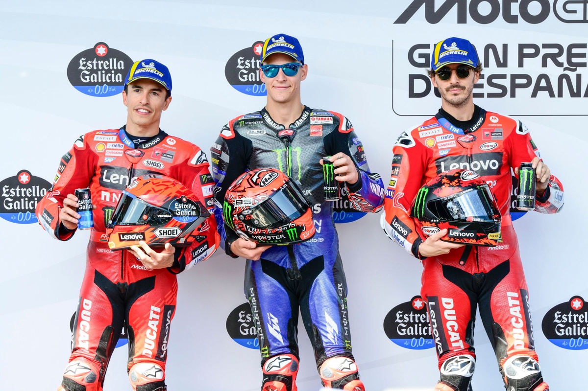 La grille de départ du GP d'Espagne MotoGP