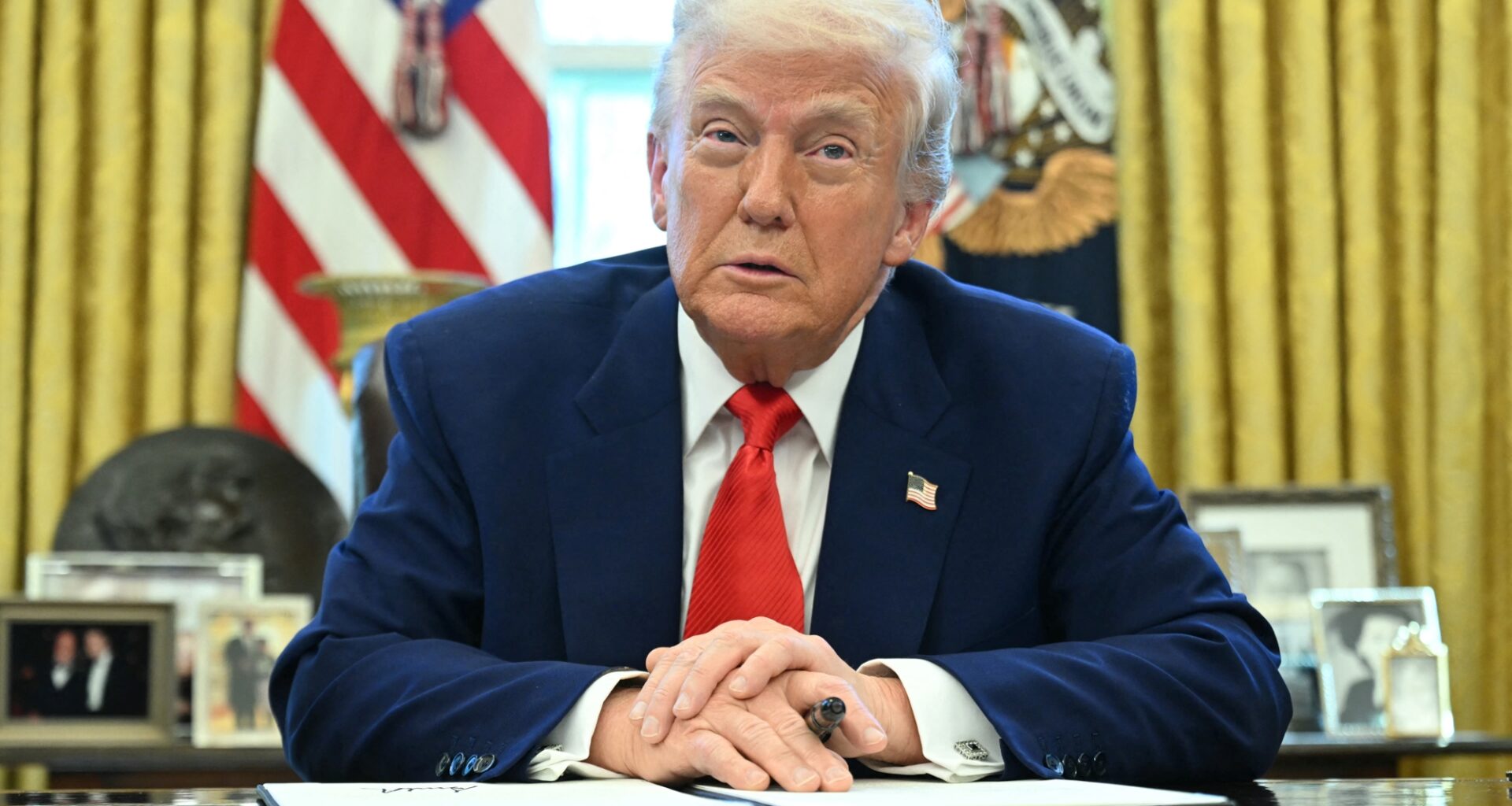 Donald Trump salue, à sa manière, la suspension de la riposte de l'Union européenne
