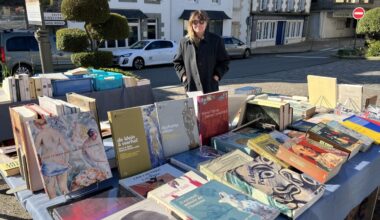 sur ce marché, un étal d'un nouveau genre