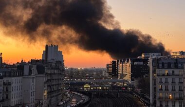 Un incendie dans le 17e arrondissement de Paris, les images sont impressionnantes