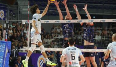 Tours et Poitiers surprennent Montpellier et Chaumont en demi-finales aller de Marmara SpikeLigue - L'Équipe