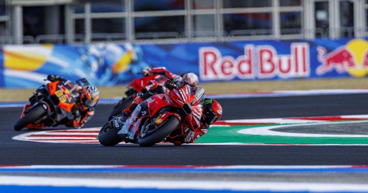 Bagnaia devant Marquez aux essais, Quartararo dans le Top 10 à Saint-Marin
