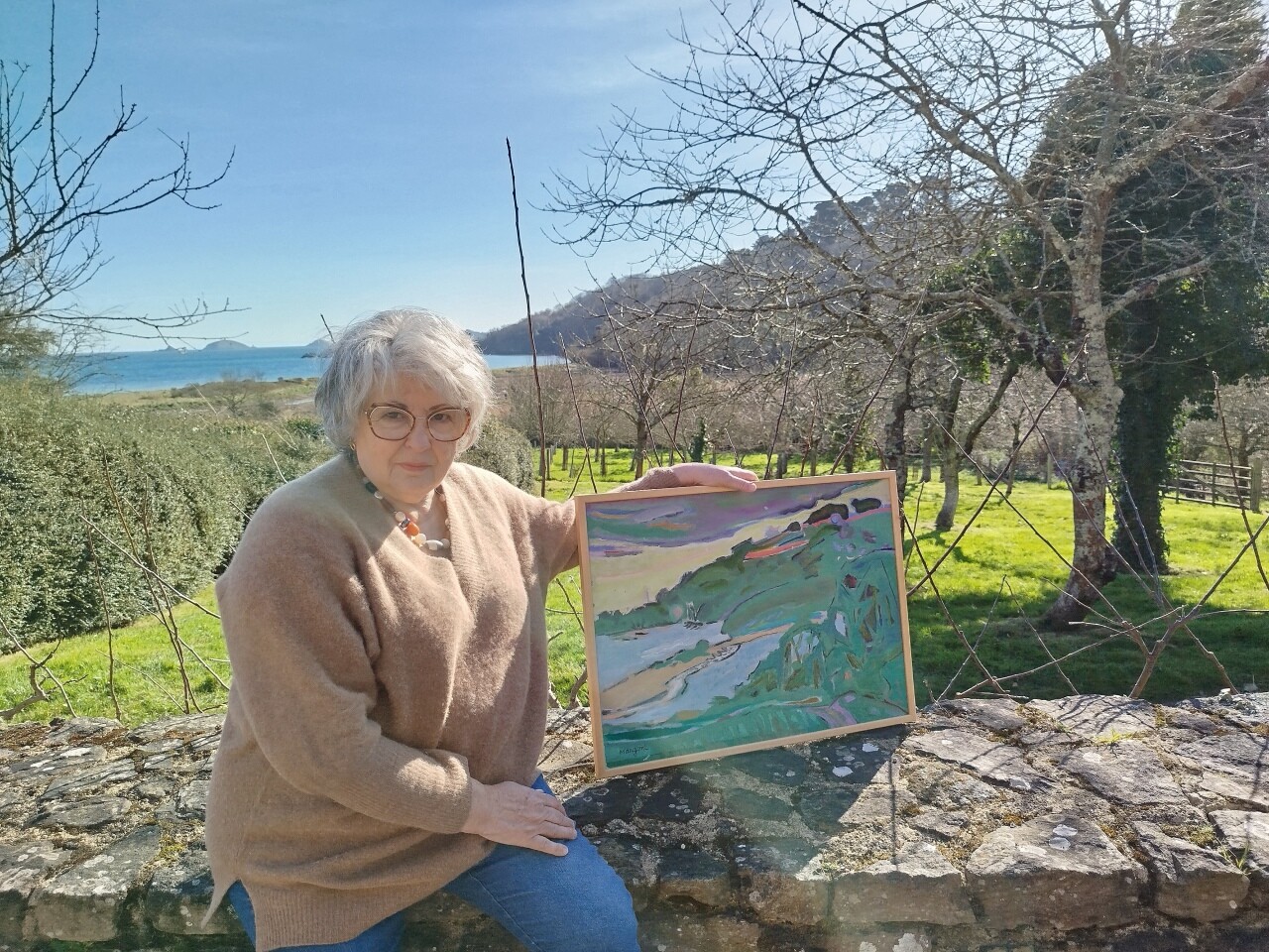 L'actrice Elisabeth Margoni raconte comment l'abbaye de Paimpol a inspiré les tableaux de sa mère