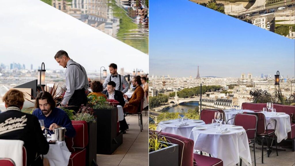 Power Lunch Bonnie déjeuner en Rooftop Paris vue 360°