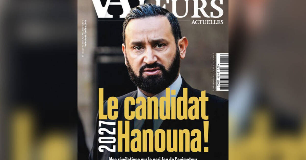 «Valeurs actuelles» voit Cyril Hanouna en candidat à la présidentielle 2027 – Libération
