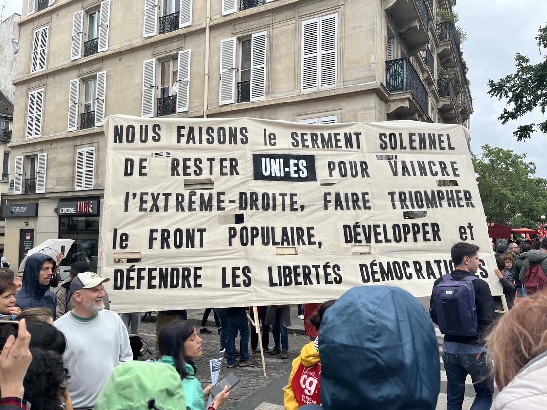 LFI et les Écologistes appellent à un contre-rassemblement à Paris