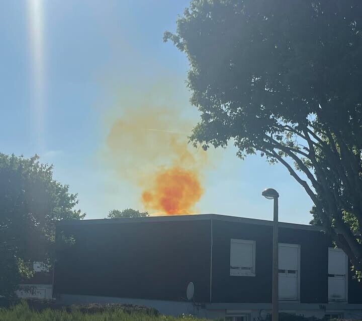 Les fumées orange aperçues dans le ciel provenait de LAT Nitrogen dans l'agglo de Rouen (Seine-Maritime).