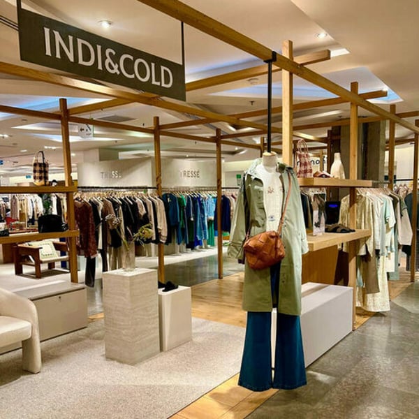 Indi&Cold renforce sa présence en France avec un corner au Printemps Haussmann