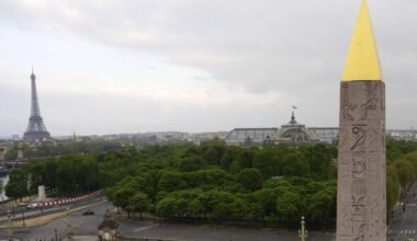 Des messages codés (et cachés) découverts en haut de l’obélisque de la Concorde