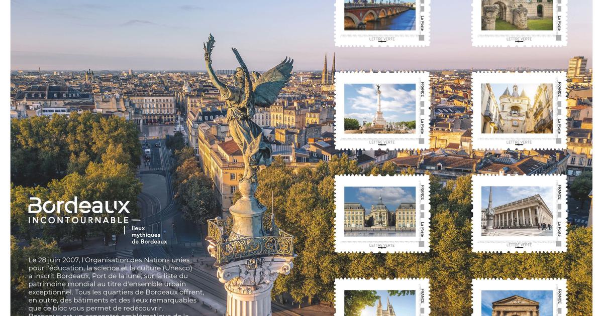 Une collection de timbres collectors sur les grands monuments de Bordeaux vendue en édition limitée par La Poste
