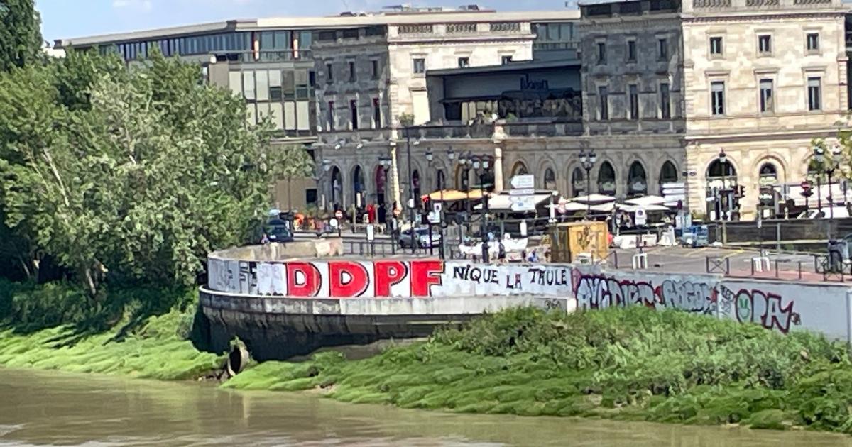 le groupe DDPF menace encore les agents pénitentiaires avec un tag imposant à Bordeaux