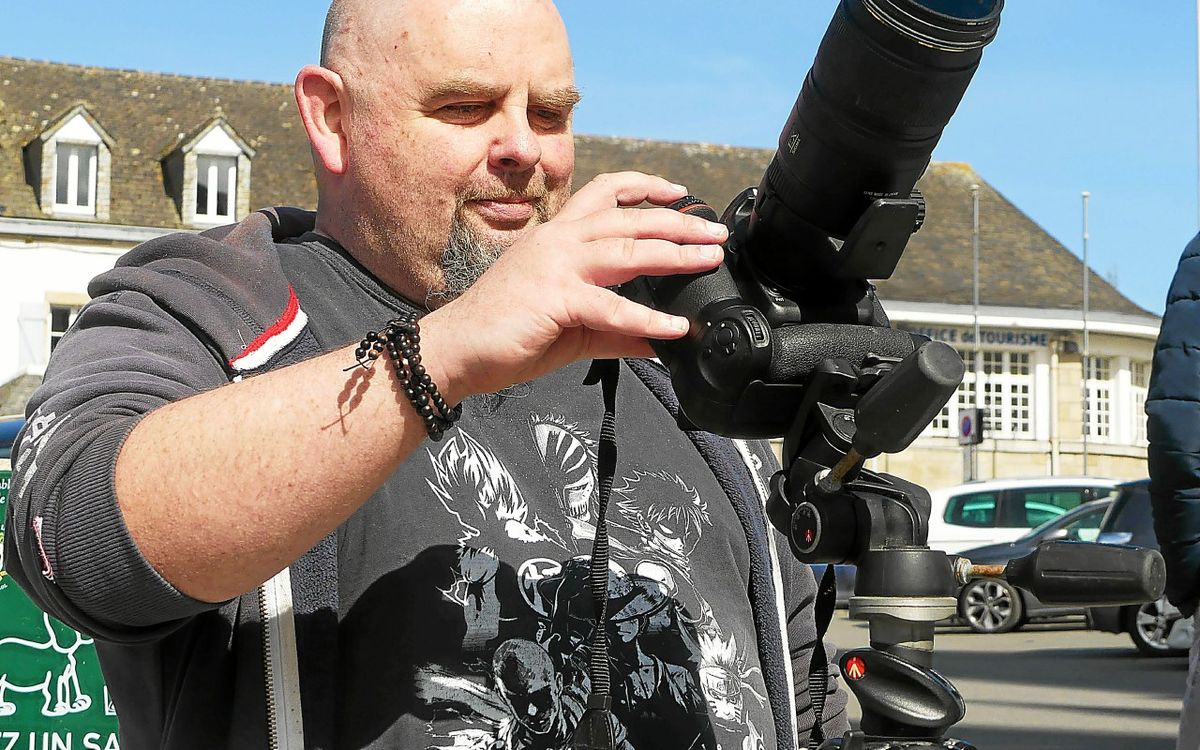À Saint-Pol de Léon, les photographes ont aussi cherché à capter l’éclipse solaire