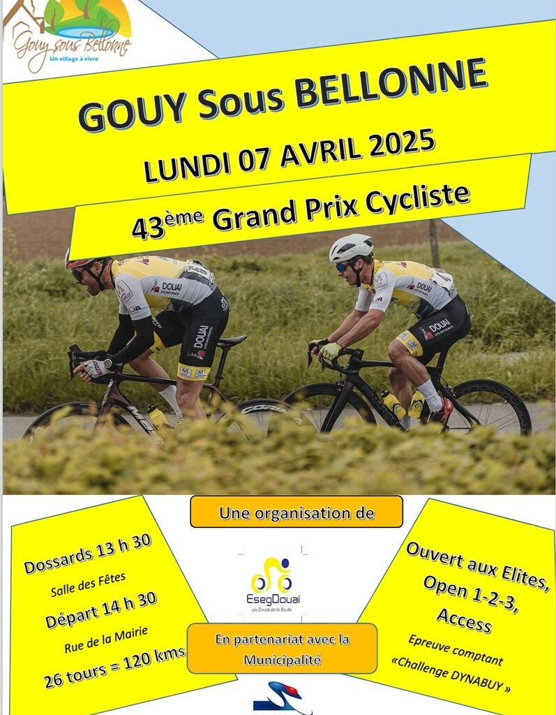 Grand Prix de Gouy-sous-Bellonne : Les engagés - Actualité