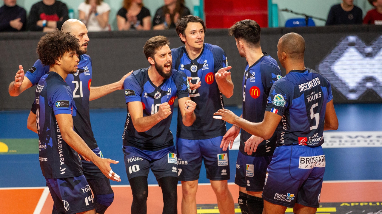 fort d’un second succès, le Tours VB prend l’ascendant sur Nice en quart de finale