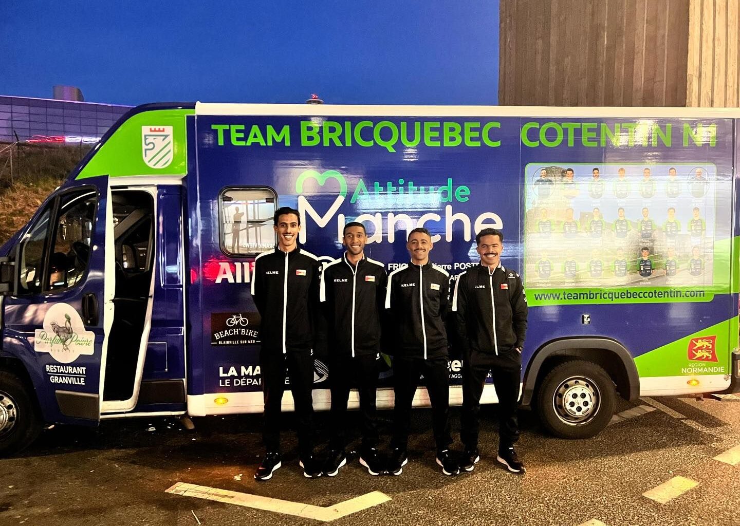 Le Team Bricquebec Cotentin accueille quatre Omanais - Actualité