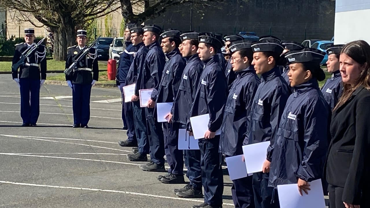 Les cadets sont âgés de 15 à 17 ans et sont issus de tout le département.