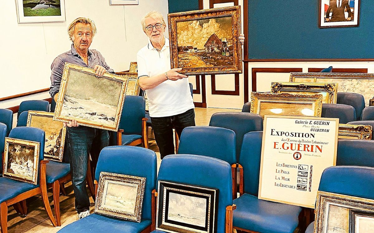 À Quiberon, la grande exposition consacrée au peintre Ernest Guérin a ouvert ses portes