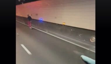 il s'engage à trottinette dans le tunnel de Fourvière !