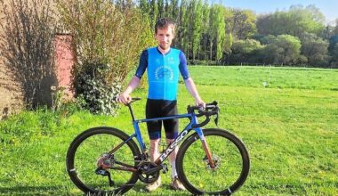 Dylan Le Fur va rallier à vélo Pluvigner depuis Chambéry, pour sensibiliser à la mucoviscidose