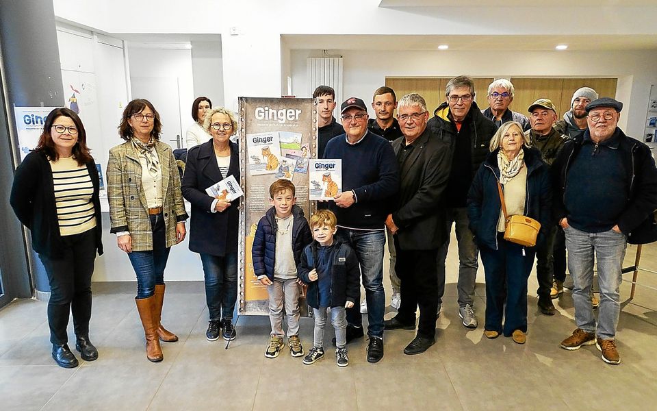 Daniel Grolleau-Foricheur, auteur en 2024 de « Athabaskan, une pierre face à la mer », a présenté, en avant-première à l’Atelier, son nouveau livre « Ginger », l’histoire du chat mascotte de l’Athabaskan.
