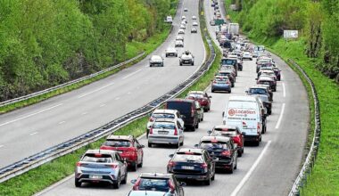Chassé-croisé du week-end de Pâques : gros ralentissement sur la RN165, à la hauteur de Pont-Aven