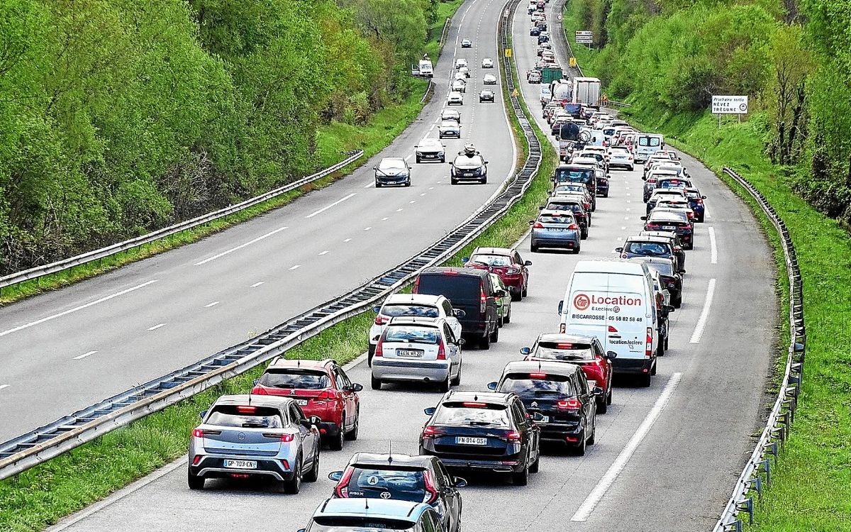 Chassé-croisé du week-end de Pâques : gros ralentissement sur la RN165, à la hauteur de Pont-Aven