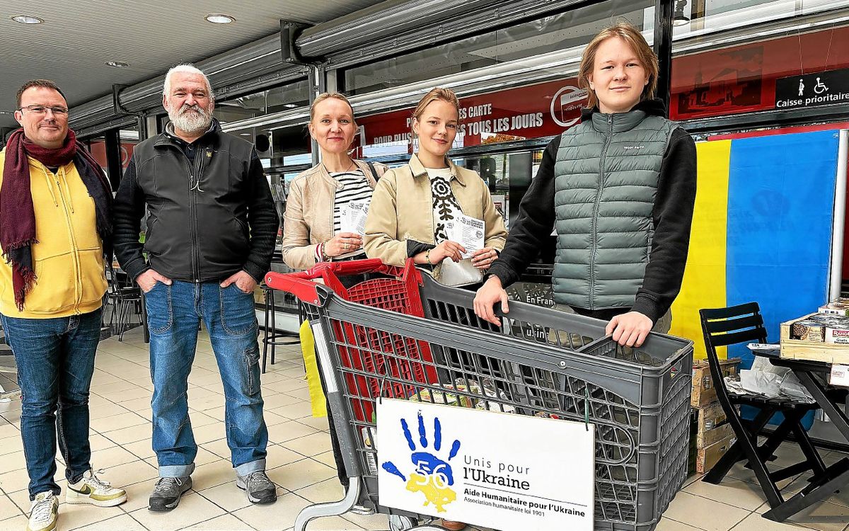 À Bannalec, une collecte solidaire pour l’Ukraine