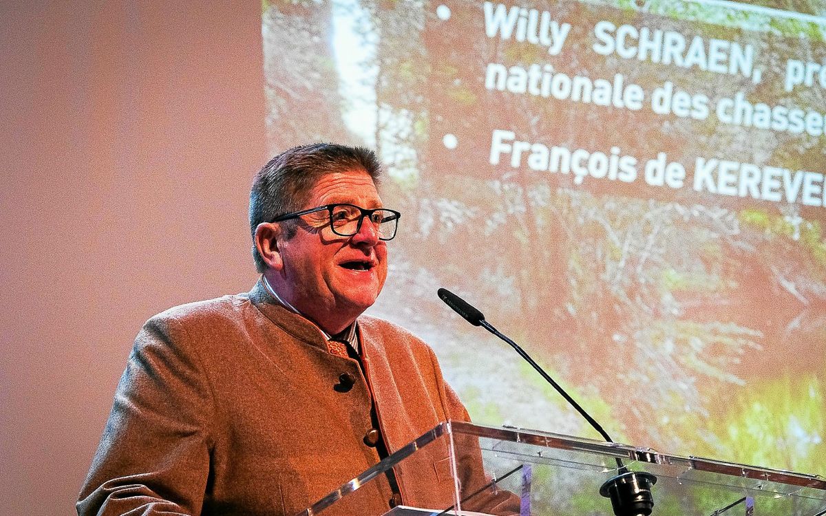 Dans les Côtes-d’Armor, Willy Schraen, le patron des chasseurs, s’attaque à l’Union européenne