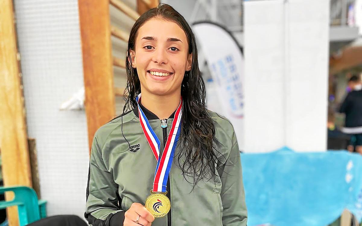 « Un titre de championne de France, c’est énorme » : Romane Labhini championne de France junior du 50 mètres brasse