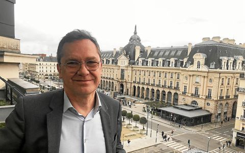 Emmanuel Porteu de la Morandière, directeur général de Noginvest, société qui exploite entre autres les Galeries Lafayette de Rennes