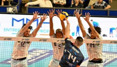 revivez la victoire nette et sans bavure du Tours Volley-Ball à Montpellier, au premier duel de la demi-finale