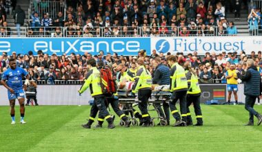 « Il a repris ses esprits » : l’entraîneur de Toulon positif concernant Melvyn Jaminet, sorti sur civière face au RC Vannes