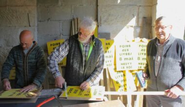 la foire aux livres s’étend dans la commune