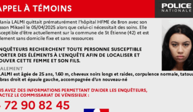 Près de Lyon : disparition inquiétante d'une jeune maman et son bébé