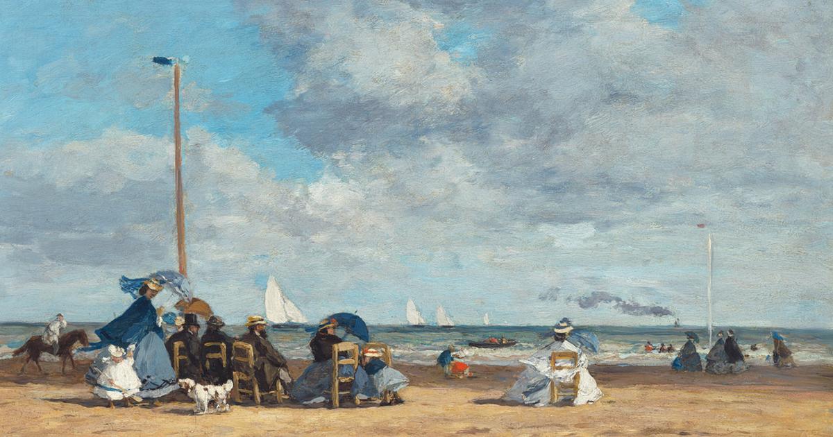 premiers bains de mer et crinolines, la furie des loisirs