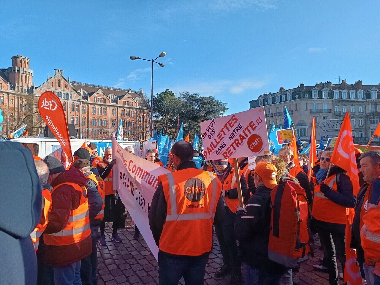 voici le parcours prévu pour le cortège