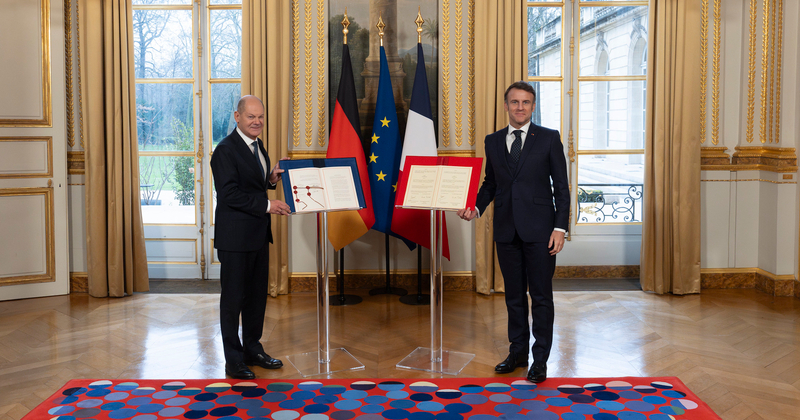Déjeuner de travail avec le Chancelier de la République fédérale d’Allemagne, Olaf Scholz.