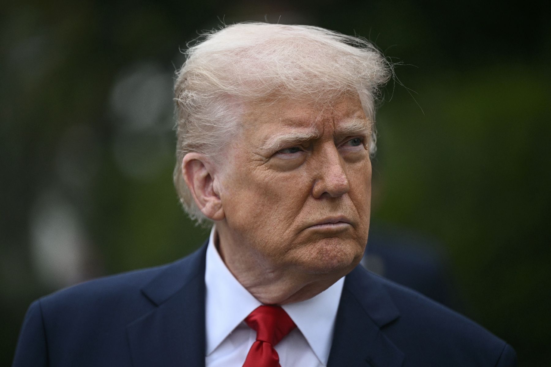 Le président américain Donald Trump à la Maison Blanche, le 21 avril 2025 à Washington